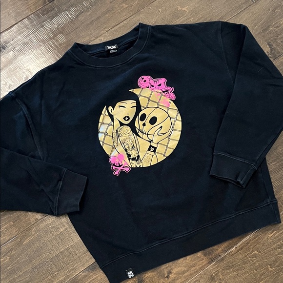 Authentic Tokidoki Women’s Black Graphic Sweatshirt - Picture 1 of 6